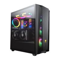 COUGAR MX660 850W 80+ GOLD Gaming Mid-Tower PC Kasası   CGR-5BMSB-MESH-RGB-C